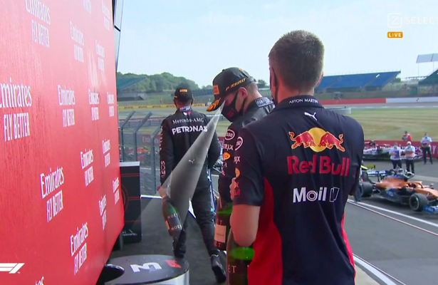 Lewis Hamitlon, Max Verstappen 